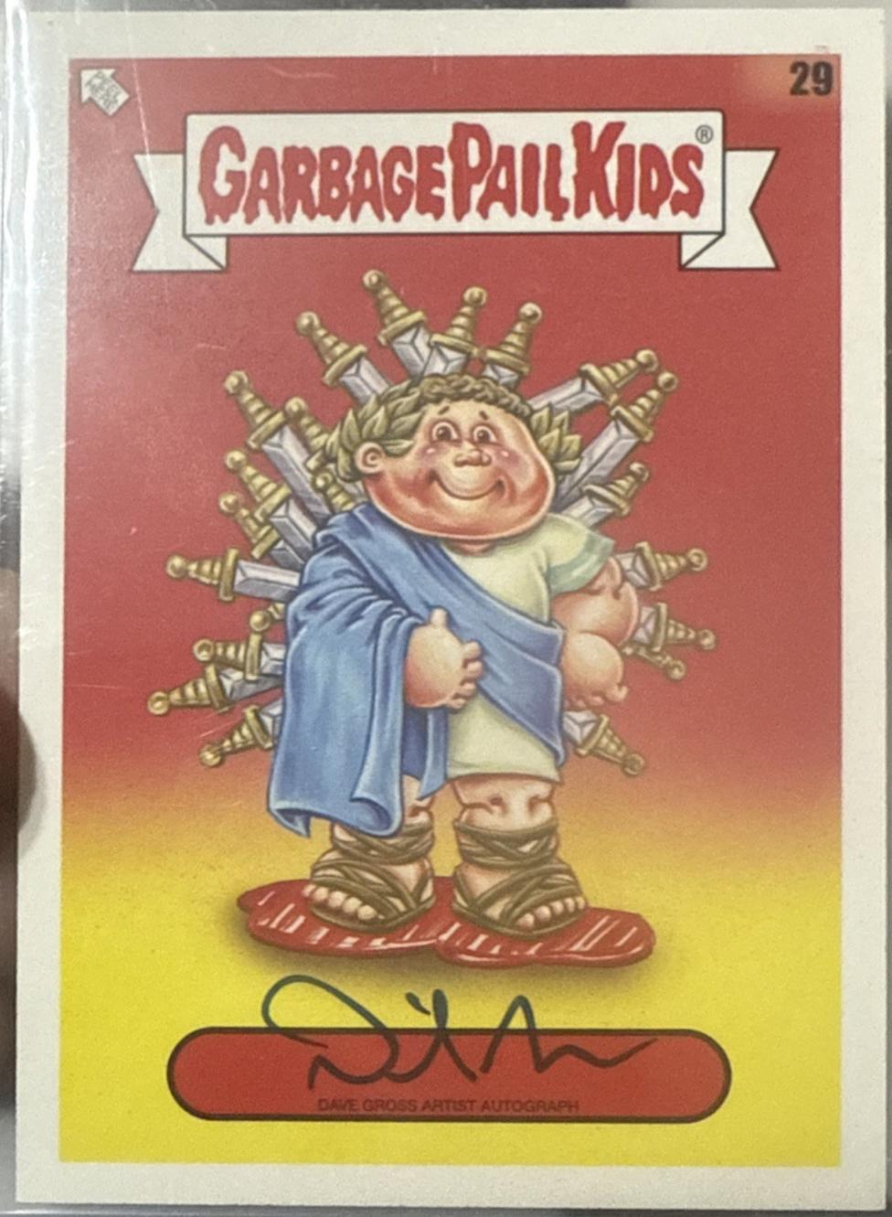 Artist Autograph #21 Garbage Pail Kids Book Worms