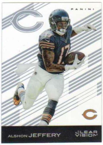Alshon Jeffery #4 Football Cards 2015 Panini Clear Vision