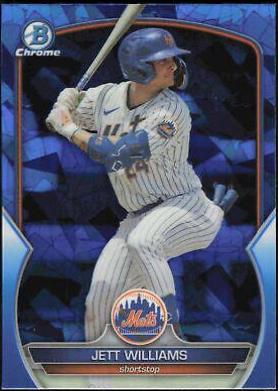 Jett Williams #BDC-89 2023 Bowman Draft Baseball Chrome