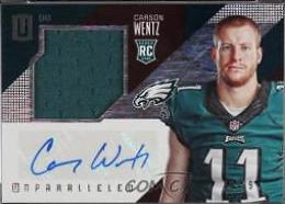 Carson Wentz #202 2016 Panini Unparalleled Football