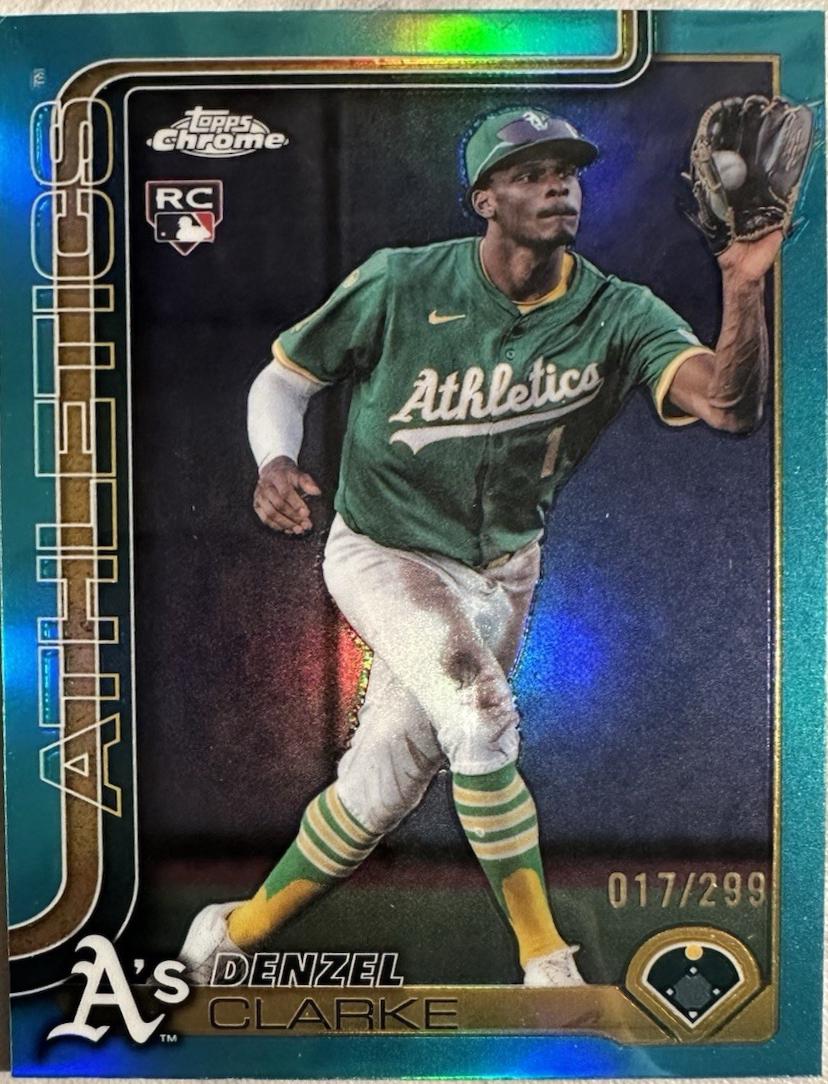 Denzel Clarke [Teal Refractor] #USC15 Prices [Rookie] | 2025 Topps ...