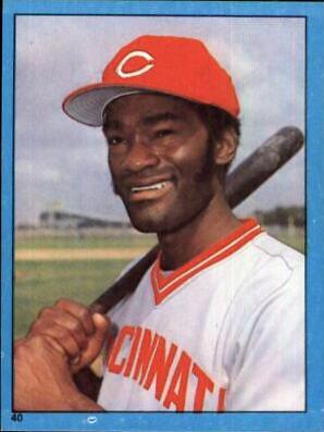 George Foster #40 Baseball Cards 1982 Topps Stickers