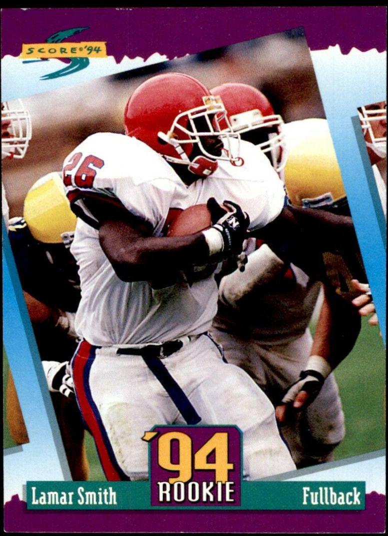 Lamar Smith #288 Football Cards 1994 Panini Score