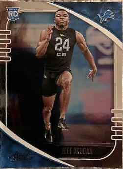 Jeff Okudah #155 Football Cards 2020 Panini Absolute