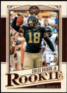Carlos 'Boogie' Basham #185 Football Cards 2021 Panini Legacy