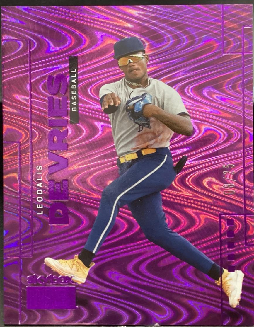Leodalis De Vries #25 Baseball Cards 2024 SkyBox Metal Universe Champions