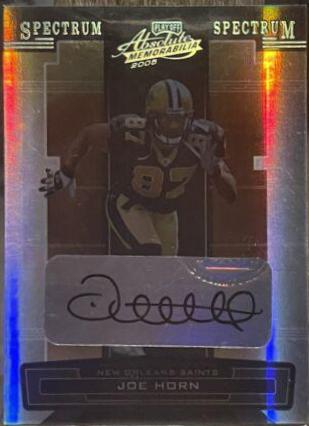 Joe Horn #95 2005 Playoff Absolute Memorabilia Football