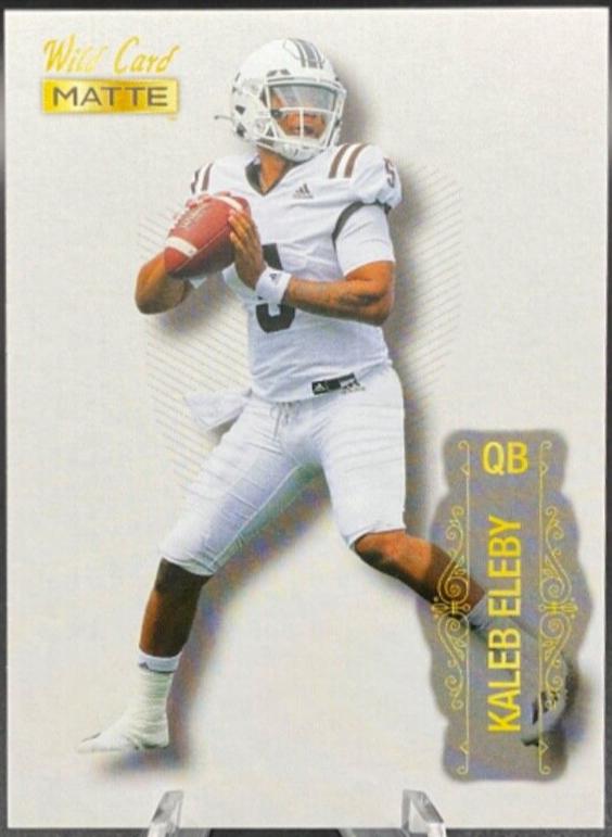 Kaleb Eleby #MB-72 2022 Wild Card Matte Football
