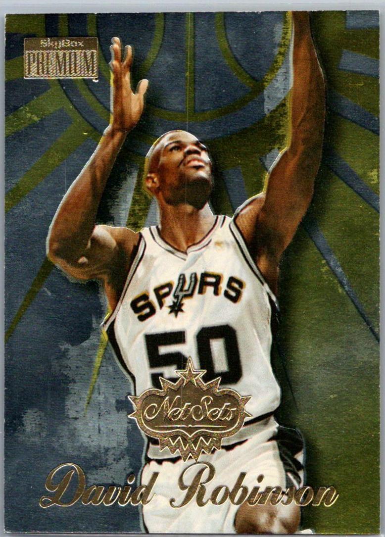 David Robinson #17 Basketball Cards 1996 Skybox Premium Net Sets