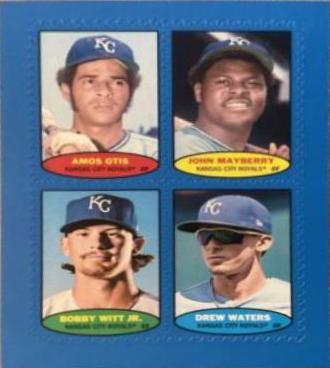 Amos Otis, John Mayberry, Bobby Witt Jr. , Drew Waters [Blue]
