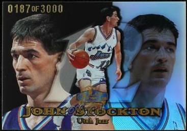 John Stockton #60 1998 Flair Showcase Basketball