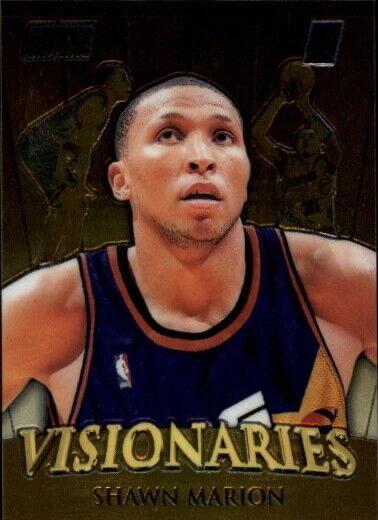 Shawn Marion #V9 Basketball Cards 1999 Stadium Club Chrome Visionaries