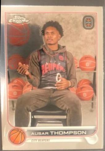 Ausar Thompson #9 Basketball Cards 2022 Topps Chrome OTE Overtime Elite