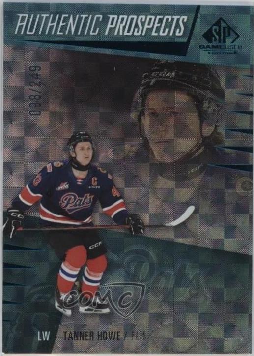 Tanner Howe #36 2023 Sp Game Used Chl Hockey