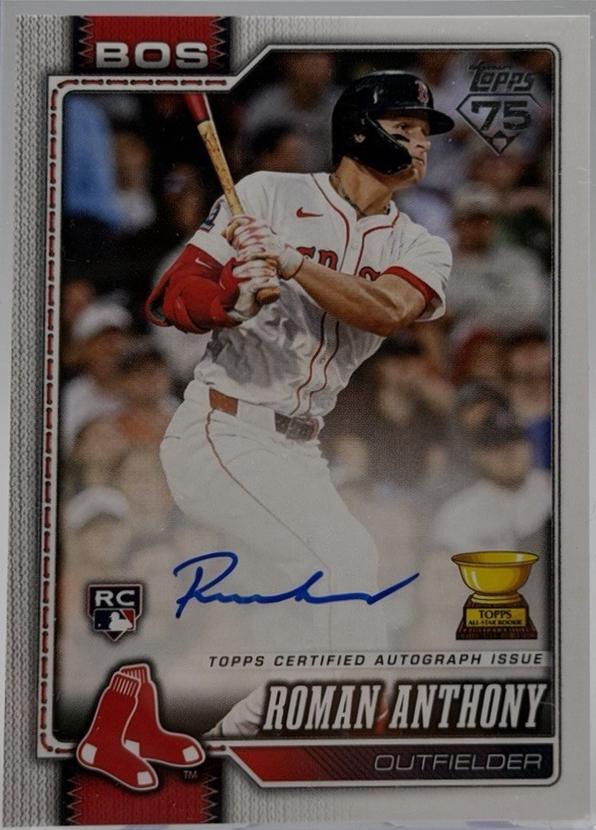 Roman Anthony [1952 Variation Autograph] #189