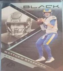 Matthew Stafford #1 Football Cards 2022 Panini Black