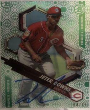 Jeter Downs #JD 2018 Bowman High Tek Baseball
