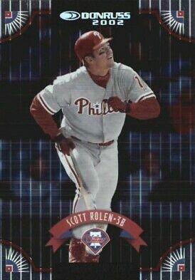 Scott Rolen #37 Baseball Cards 2002 Donruss