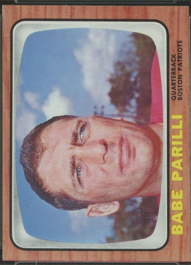 Babe Parilli #12 Football Cards 1966 Topps