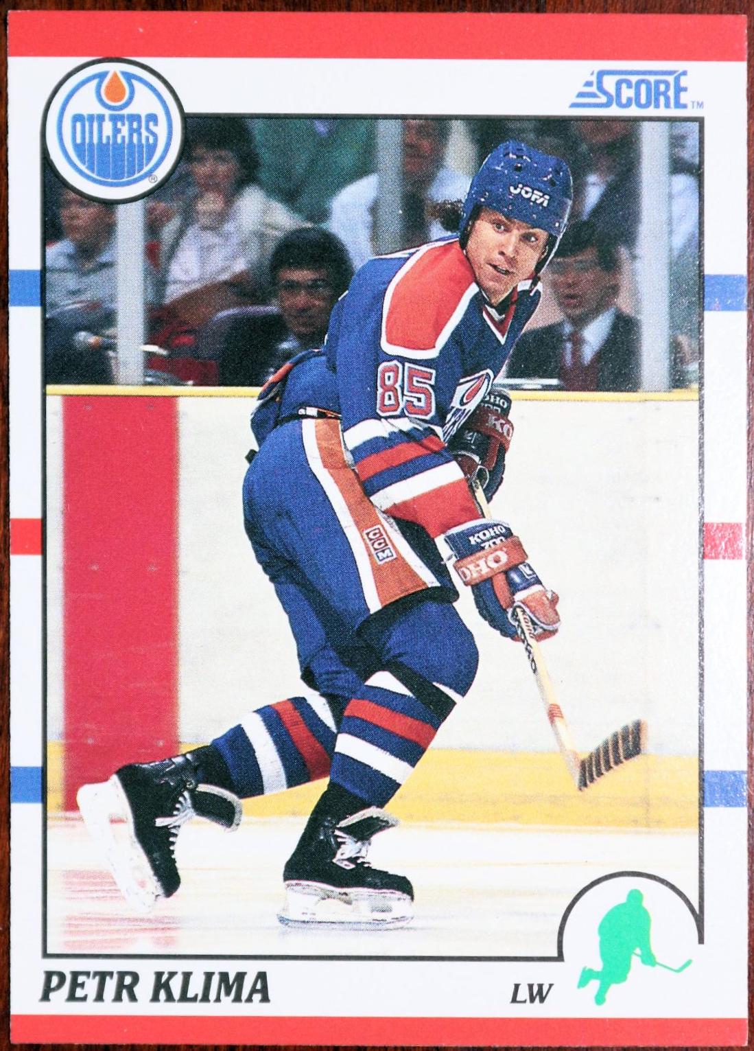 Petr Klima #232 Hockey Cards 1990 Score