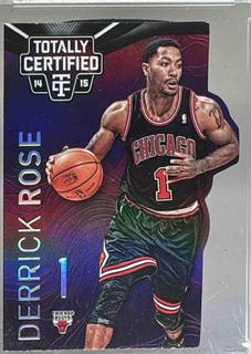 Derrick Rose Mirror Platinum Purple Die Cuts