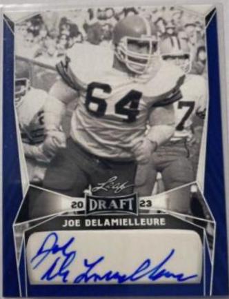Joe DeLamielleure #BA-JDL 2023 Leaf Draft Autographs Football