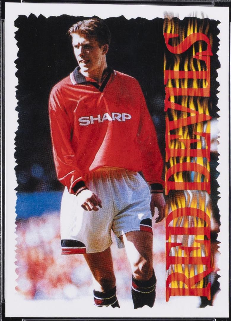 David Beckham #10 1995 Raven Manchester Utd Red Devils Soccer