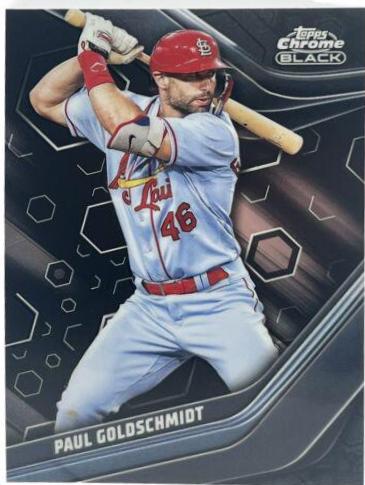 Paul Goldschmidt #4 Baseball Cards 2023 Topps Chrome Black