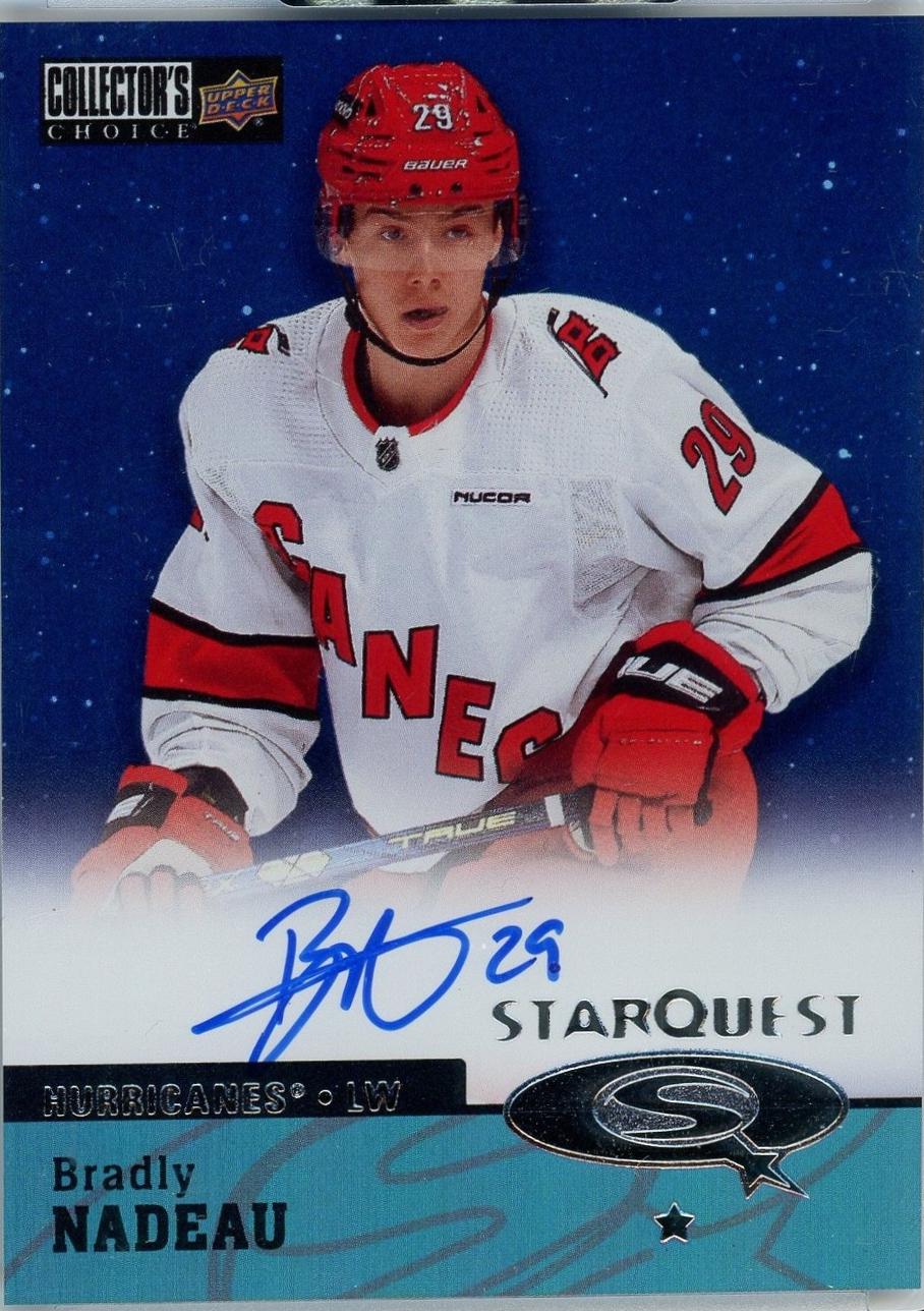 Bradly Nadeau #CSA-BN 2024-25 Upper Deck Clear Cut Hockey 1997-98 Collectors Choice Starquest
