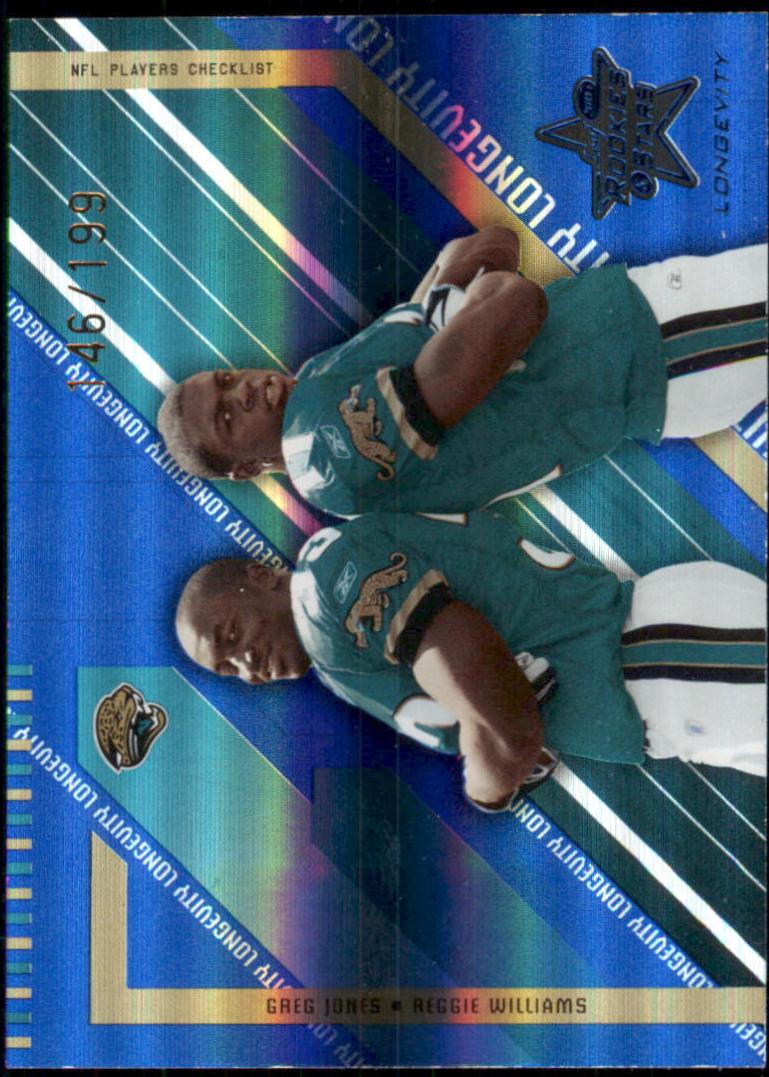 Greg Jones, Reggie Williams [Sapphire] #100