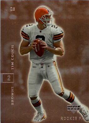 Tim Couch #22 Football Cards 2001 Upper Deck Rookie F/X