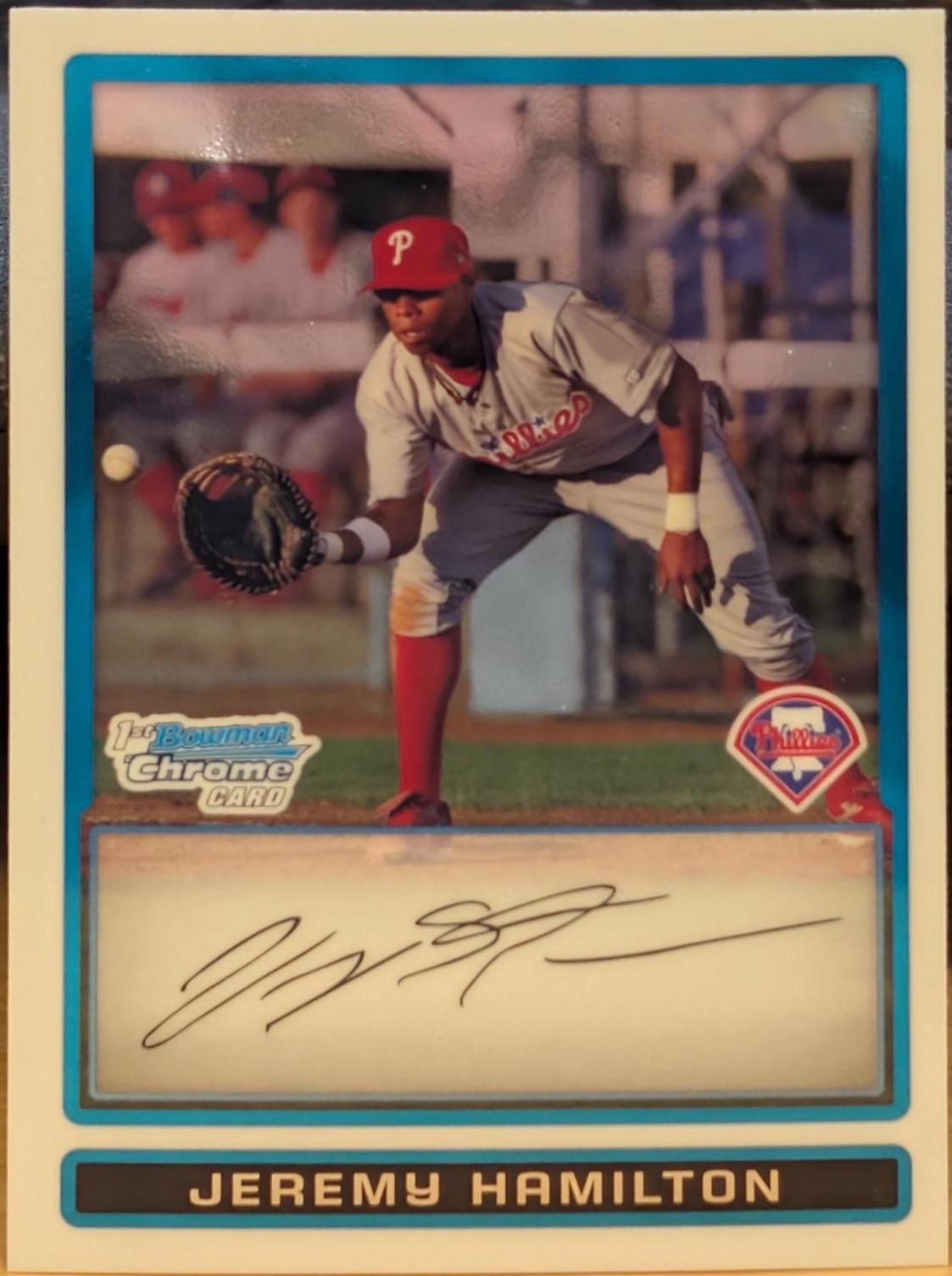 Jeremy Hamilton #BCP25 2009 Bowman Chrome Prospects Baseball