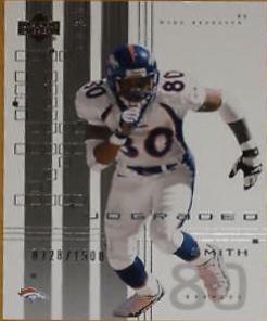 Rod Smith #25 Football Cards 2000 Upper Deck Graded