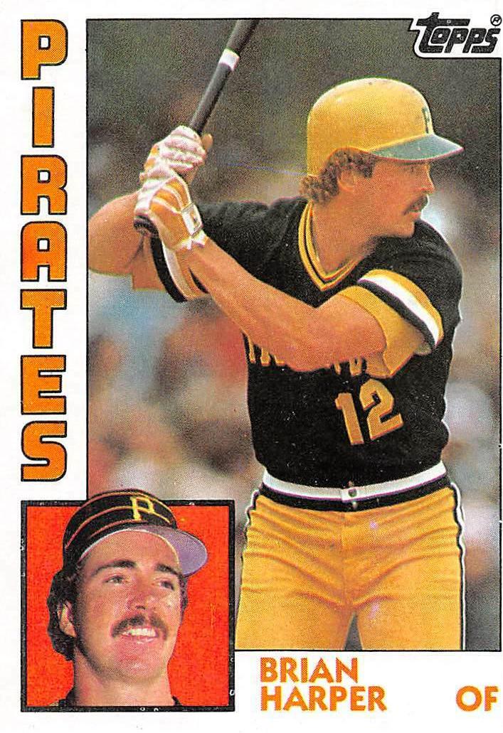 Brian Harper #144 Baseball Cards 1984 Topps