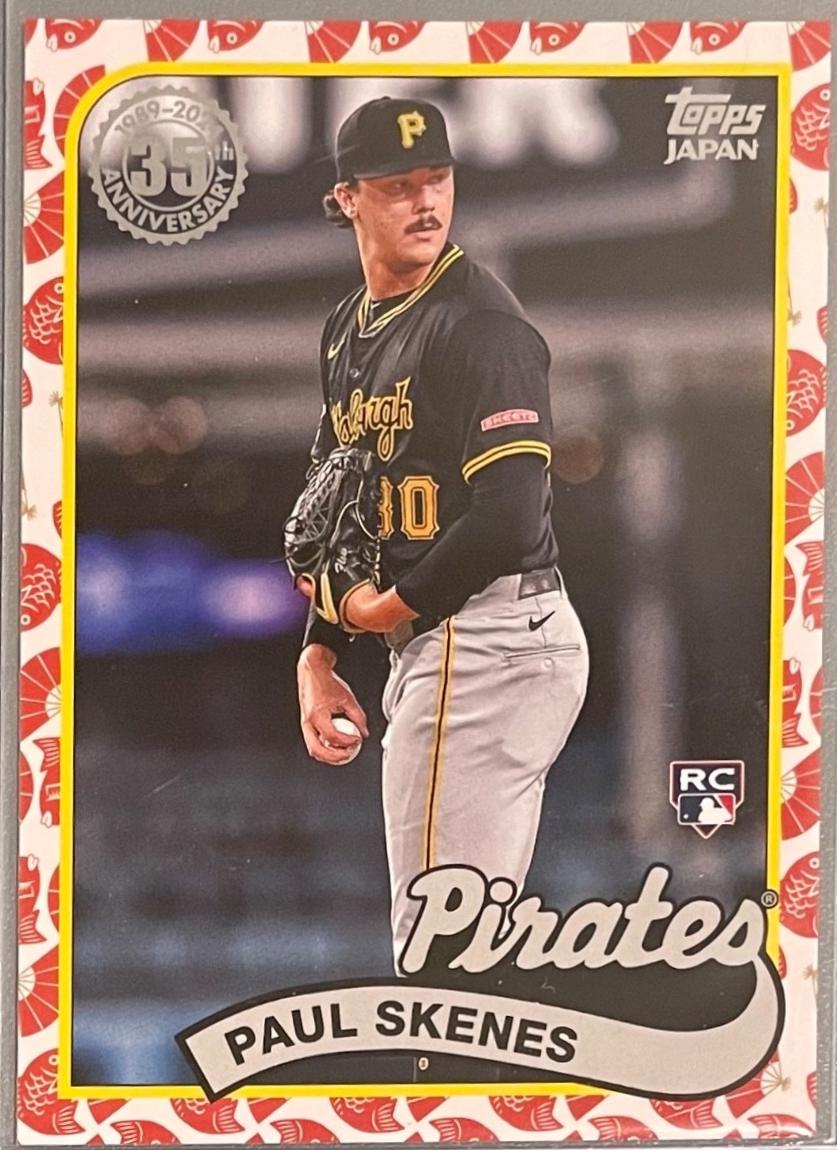 Paul Skenes #89J-37 2024 Topps Japan Edition 1989 Baseball