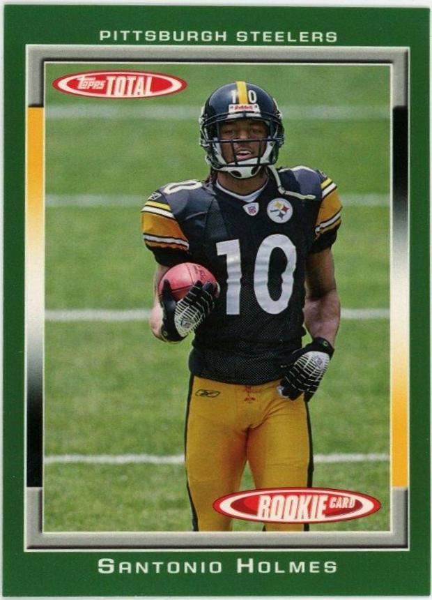 Santonio Holmes #482 Football Cards 2006 Topps Total