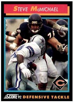 Steve McMichael #344 1992 Panini Score Football
