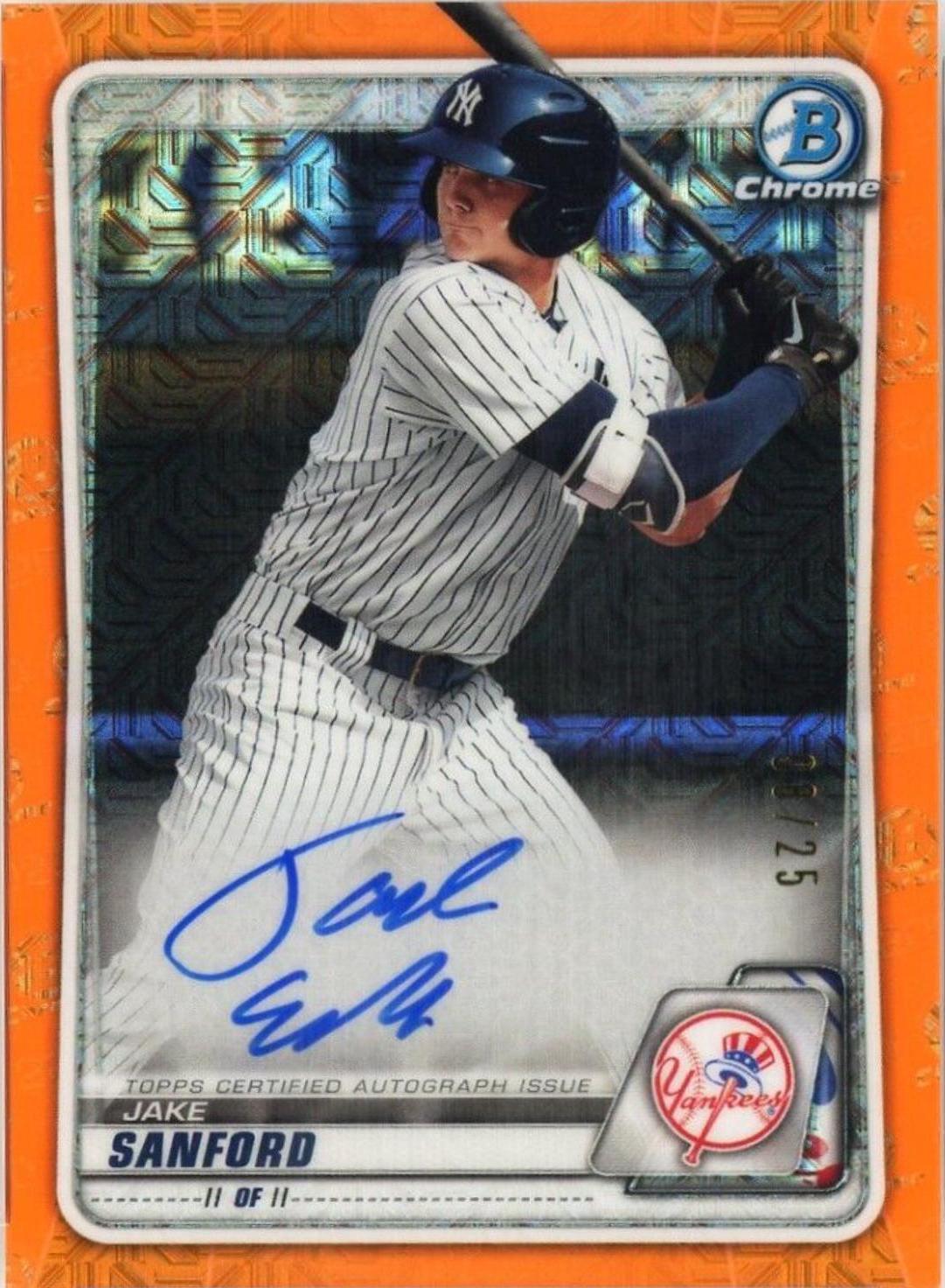 Jake Sanford [Orange Refractor] #BMAJS