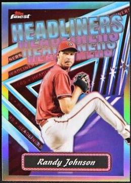Randy Johnson #FH-10 Baseball Cards 2023 Topps Finest Headliners