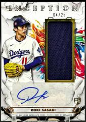 Roki Sasaki #IAGR-RS Prices | 2025 Topps Inception Autograph Game