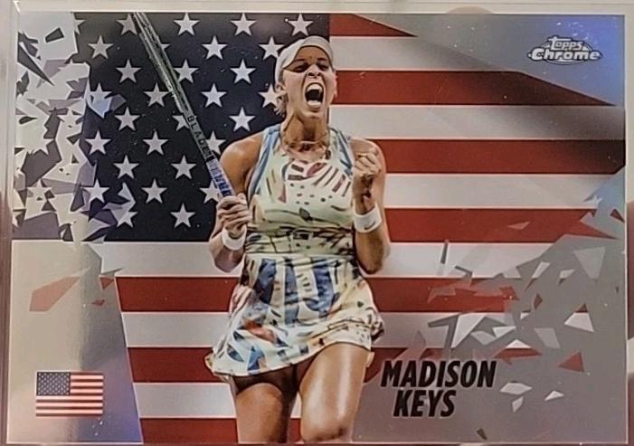 Madison Keys #PPR-MK Tennis Cards 2024 Topps Chrome Patriotic Pride