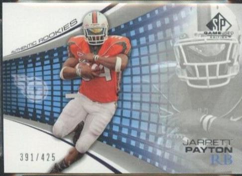 Jarrett Payton #128 2004 Sp Game Used Football