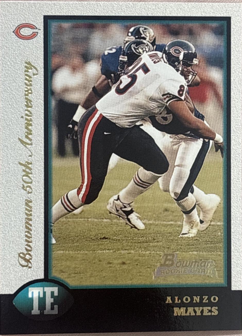 Alonzo Mayes #219 1998 Bowman Football