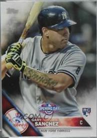 Gary Sanchez #OD-146 Baseball Cards 2016 Topps Opening Day