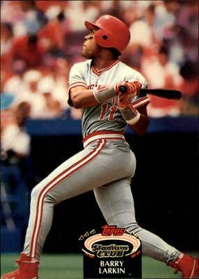 Barry Larkin #100 Baseball Cards 1992 Stadium Club