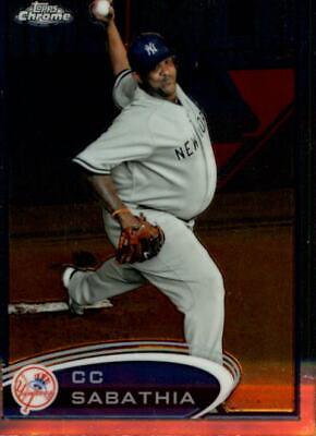 CC Sabathia #14 Baseball Cards 2012 Topps Chrome
