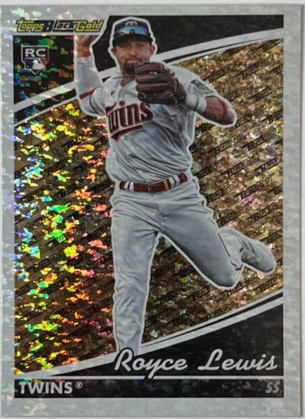 Royce Lewis #BG-6 Baseball Cards 2022 Topps Update Black Gold