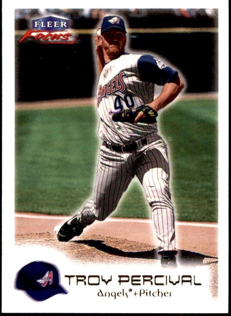 Troy Percival #29 Baseball Cards 2000 Fleer Focus