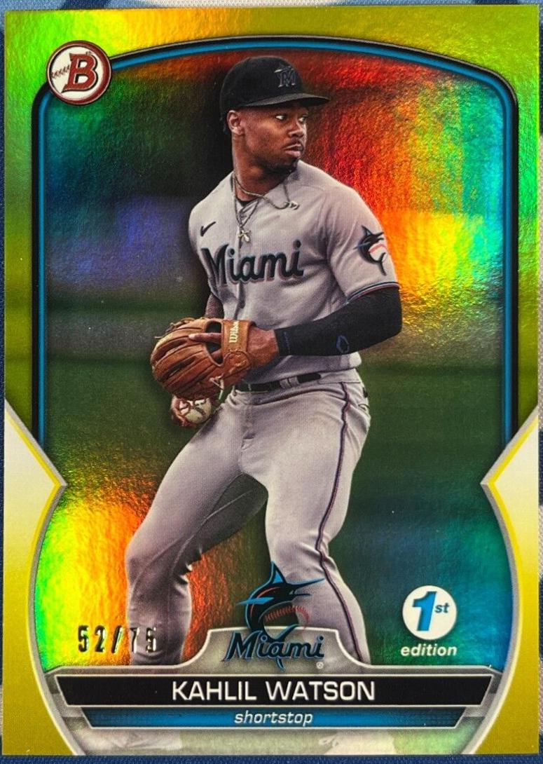 Kahlil Watson [Gold] #BPPF-147