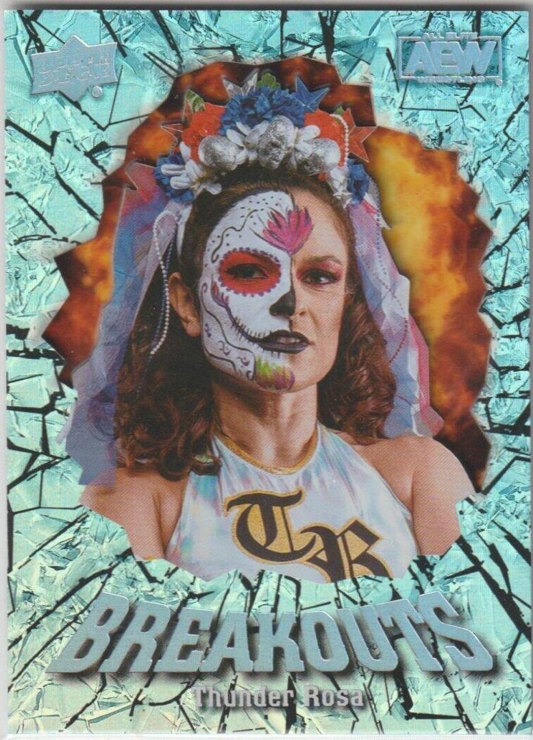 Thunder Rosa #BO-2 Wrestling Cards 2022 Upper Deck AEW Breakouts